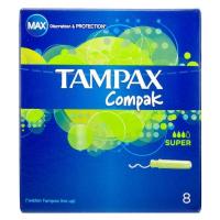 Tampax Compak Super 8 Stk