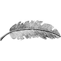 Everneed Tallulah Feather Buckle - Silver