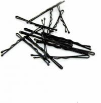 Wavy Hair Hairpins Black 15 stk