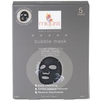 Miqura Bubble Facial Cleansing Sheet Mask 5 stk