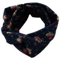 Everneed Annemone Hairband Navy W Flowers and Dots 5831