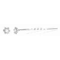 Everneed Nia Hairpins W Silver Flowers 5 pcs 2791