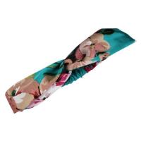 Everneed Annemone Hairband W Turquoise Flowerprint 0315