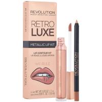 Makeup Revolution Retro Luxe Metallic Lip Kit - We Rule