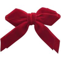 Gong Accessories Annamay Velvet Bow  Red