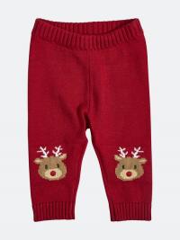 Bukse med julemotiv - Rød