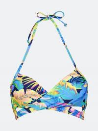 Jungle bikini med mønster - Blå