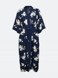 Alexis kimono med mønster - Dyp blå
