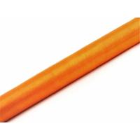 Bordløper organza - 10 meter - Orange