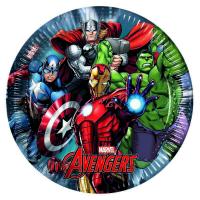 Avengers Bursdag - 8 stk - Papptallerkener - 23cm