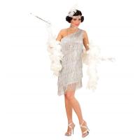 Silver Flapper - Kostyme - 20-talls