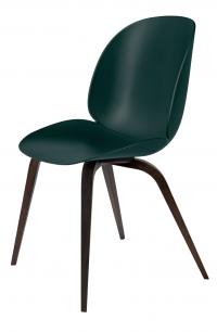 GUBI - Beetle Spisebordsstol - Grønn/Røyket Eik