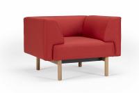 Kragelund Furniture - Ebeltoft lenestol - Rød
