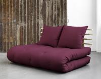 Shin Sano Futon sofa - Bordeaux/Natural