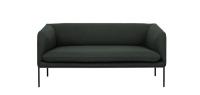 Ferm - Turn Sofa 2 - Fiord - Solid Mørk Grøn