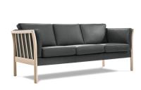 Kragelund Furniture - Fanø 3 seters. Sofa - Sort