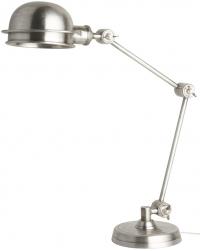 Ib Laursen - Bordlampe m/rund metalskærm - Sølv