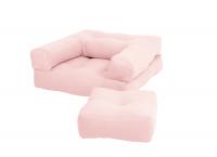 Mini Cube Børnestol - Pink Peonie