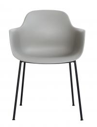 Andersen AC3 Spisebordsstol - Mat grå plast, Sort
