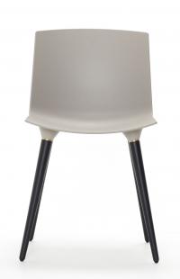 Andersen - TAC Spisebordsstol, Mat grå plast - Sort