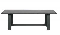Square Spisebord 230x90 - Mørk grå