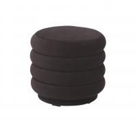 Ferm Living - Pouf Round - Chocolate - Small