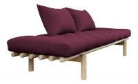 Pace Daybed med ryghynder - 75x200 - bordeaux