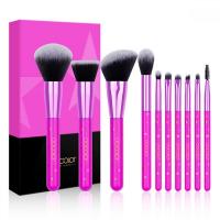 10 Pieces Lavender Star Makeup Brush Set - P1001