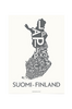 Poster Suomi-Finland 50x70 cm