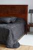 JANET sengeteppe - dobbeltseng 260x260 cm Grå