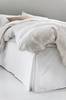 COLOUR sengekappe 45 cm - økologisk Hvit