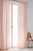 COLOUR gardin med multifunksjonsbånd 2-pk - økologisk Lys rosa