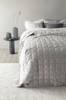 CYRA sengeteppe - Enkeltseng 180x260 cm Lys grå