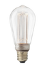Edison-lyspære Future LED 3000K, 64 mm Sølv