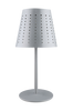 Utendørslampe Alvar Sol/USB, 43 cm Grå