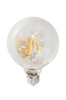 Filament dekorpære, LED dimbar kulepære, E27, 4W, Ø 95mm rav Amber