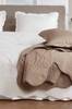 LINN sengeteppe - enkeltseng 150x250 cm Naturhvit