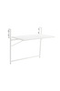 NAVONA balkongbord 60x66 cm Hvit