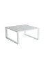 ALASSIO sofabord 71x71 cm Hvit