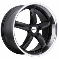 TSW Stowe Gloss Black Machined Lip 8x19 5/112 ET45 B72