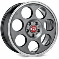 OZ Anniversary 45 Matt Titanium Machined Lip 7x17 4/100 ET42 B68