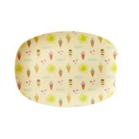 Rice Rectangular Melamin Plate with Summer Print Small One Size