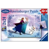 Ravensburger Pussel, Frozen Sisters Always, 2 x 24 bitar One Size