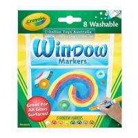 Crayola Window Markers, Fönsterfärg, 8-pack One Size