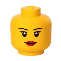 LEGO Inredning LEGO Oppbevaringshode Jente (Small) One Size