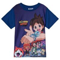 Yo-Kai Watch T-shirt, Mørkeblå 104 cm