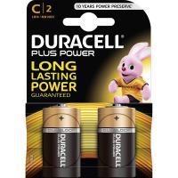 Duracell 2-Pack Plus Power C-batterier One Size