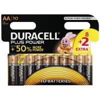 Duracell 8+2-Pack Plus Power AA-batterier One Size
