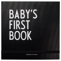 Design Letters Baby´s first book Svart One Size