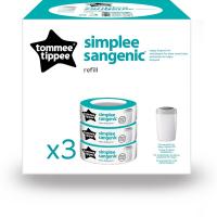 Tommee Tippee Tommee Tippee, Refill til Simplee Sangenic, 3-pack One Size